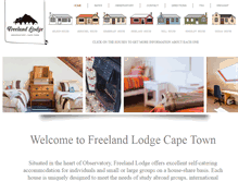 Tablet Screenshot of freelandlodge.co.za